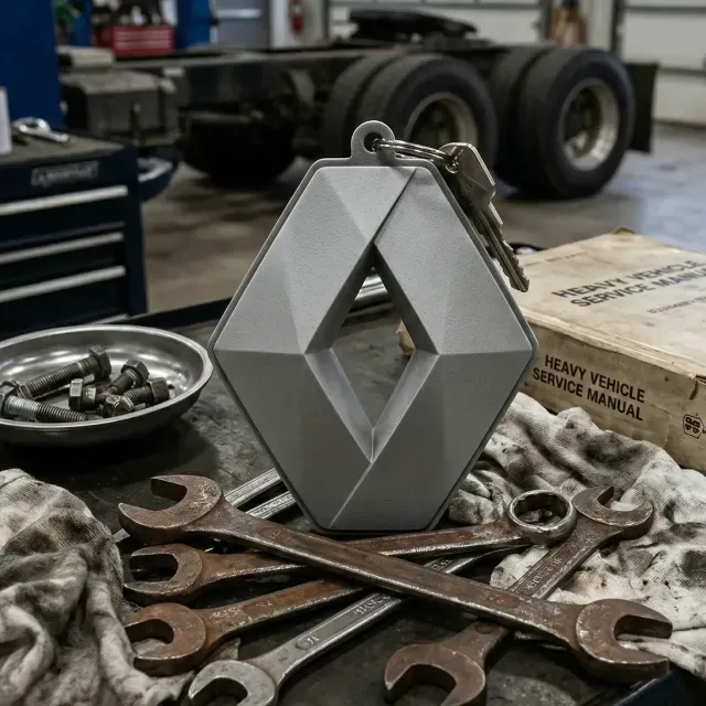 Renault Logo Keychain – 3 Color / Single Color Option