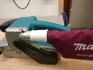 Makita belt sander adapter