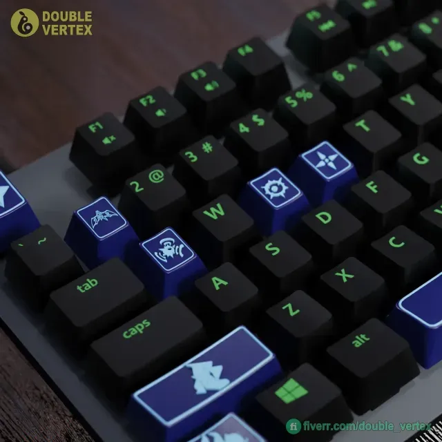 Genshin Impact Ororon Keycaps – OEM Profile STL Files — Image 3 of 9