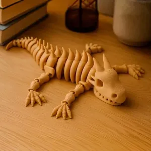 Articulated Dragon Skeleton — Flexible Fantasy Toy