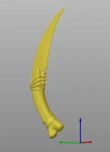 Knife ancient 3d model