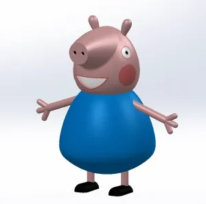 George Pig, Peppa's brother