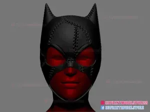 Catwoman Helmet Cosplay - Catwoman Cowl DC Comics