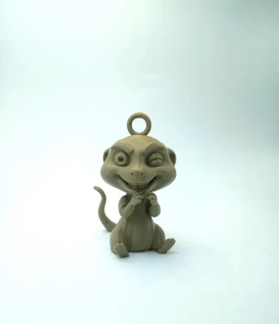 🦝 Cute Meerkat Keychain – Playful 3D Printable — Фото 2 из 3