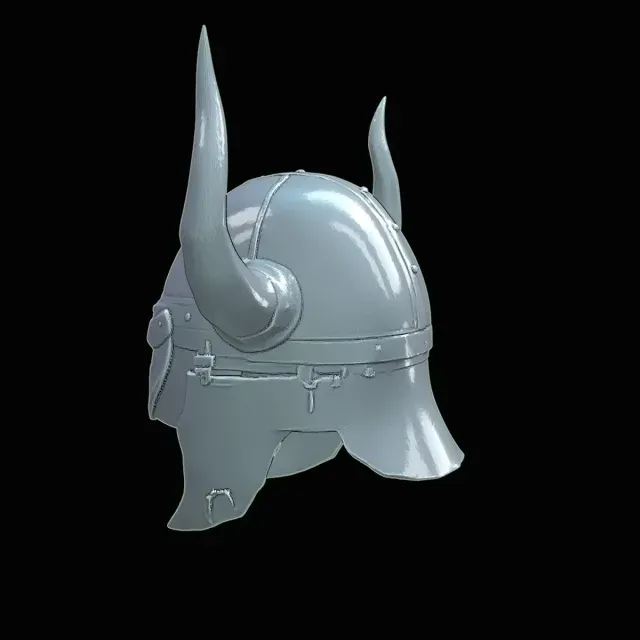 Horned Helm Wearable Helmet STL – Viking 3D Printable Model — Фото 2 из 8