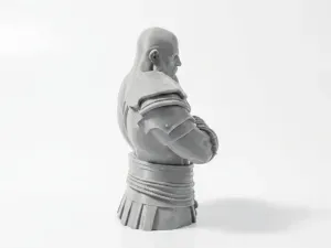 Kratos Bust Gaming Collectible 3D Printable