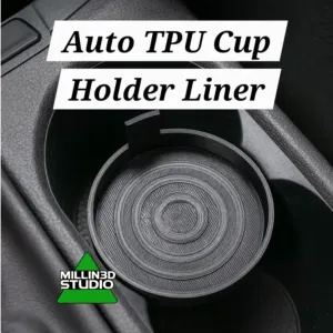 Auto TPU Cup Holder Liner Replacement for Car Truck or SUV