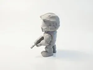 Master Chief Gnome Gaming Figurine 3D Printable
