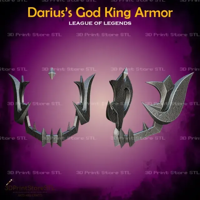 Darius God King Cosplay League of Legends - STL File — Фото 2 из 9