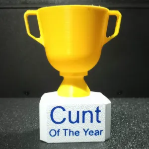 Trophy Cunt Of The Year