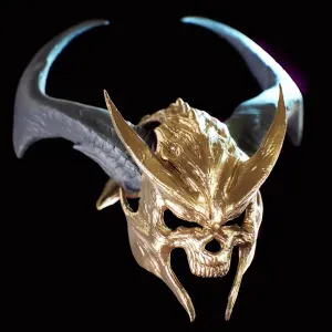 Shao Khan Mask + Hornes from Mortal Kombat