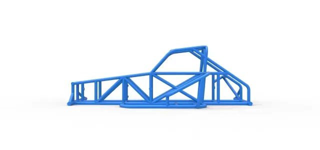 Frame of Supermodified front engine race car V2 Scale 1:25 — Фото 6 из 9