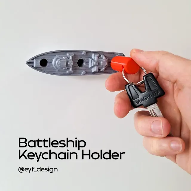Battleship Keychain Hanger — Image 2 of 9
