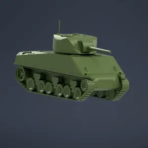 Sherman tank model