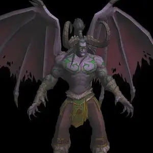 Illidan Legion Low Poly