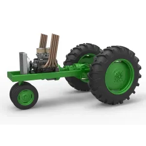 Vintage Small block Pulling tractor Base V4 Scale 1:25