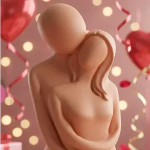 Valentine's Day sculpture