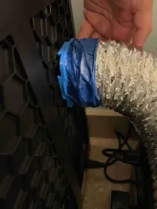 K1 (Not MAX) Exhaust vent for forced air removal