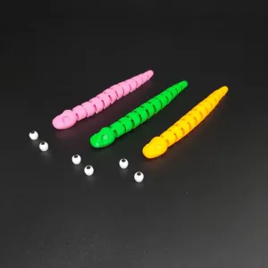 Cute flexible snake keychain