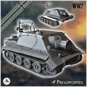 380mm RW61 auf Sturmmörser Tiger Sturmtiger assault tank - m