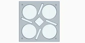 Cupholder for motorcycle paniers