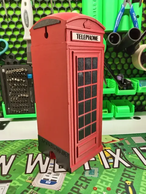 British Red Phone Box - Phone Holder Stand Display — Image 3 of 6