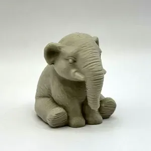 Detailed Elephant Figurine