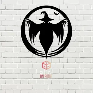 HALLOWEEN SCARECROW - 2D WALL ART #1