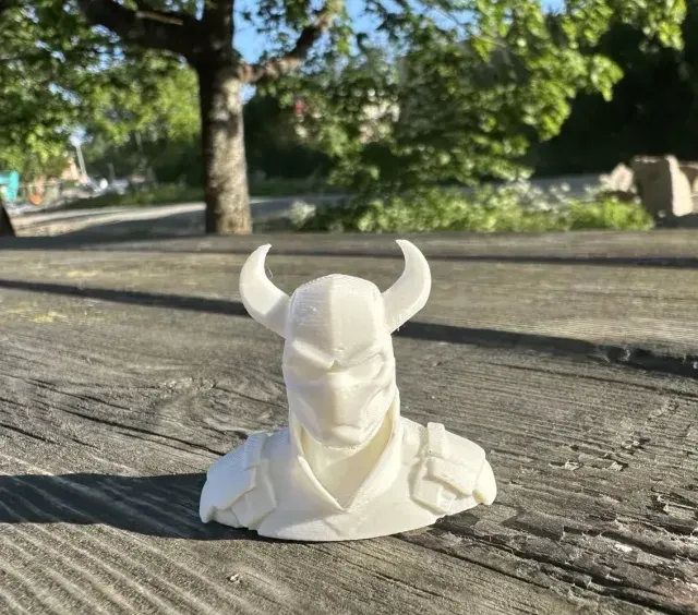 Demon Head Statue – Clean Minimalist Design — Image 2 of 3