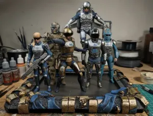 Captain Power and the Soldiers of the Future Diorama