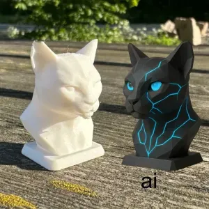 Cat statue