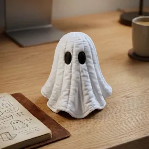 GHOST UNDER QUILTED BLANKET 👻