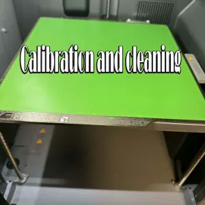 First layer for calibration and cleaning the bed