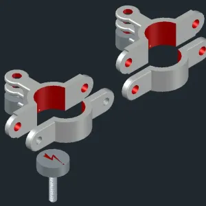 Кронштейн для xiaomi m365 /Bracket for xiaomi m365
