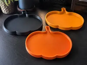 Modern Pumpkin Ottoman Tray