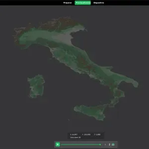 Regions of Italy. 3D Map puzzle (21-piece)