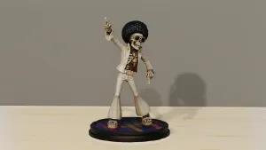 Disco Skeleton Dancer – Retro 70s Dancing Figure