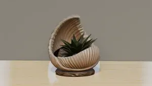 Leaf Spiral Planter | Modern Nature Planter