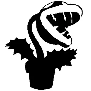 Piranha Plant Stencil