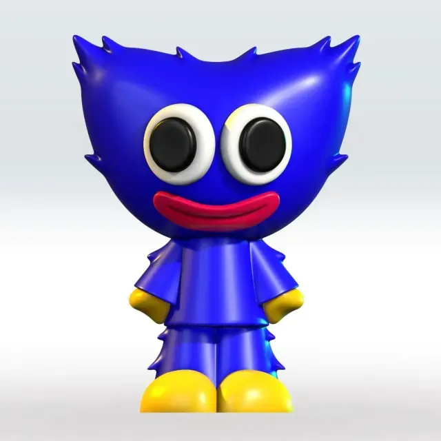 Huggy waggy Poppy Playtime 5 STL 3D Model 3mf Fanart