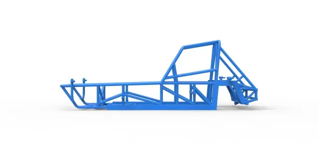 Frame of Vintage Dirt Modified stock car V3 Scale 1:25 — Фото 7 из 9