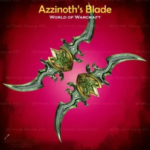 Blade Of Azzinoth Cosplay Warcraft - STL File