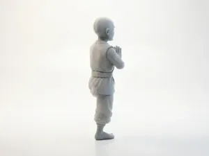 Monk Boy Figurine Fantasy Character 3D Printable
