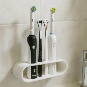 Toothbrush & Tongue Cleaner Holder for Oral-B