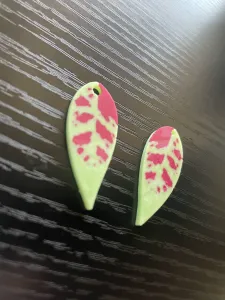 pink princess earings