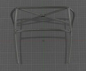 Alfa Romeo 33 Stradale 1968 roll cage car model  replica