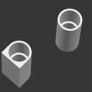 Pipe joiner 20mm- print in place