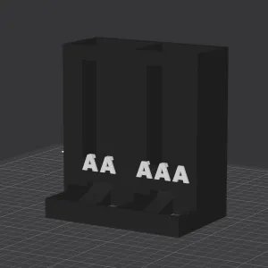 Chuffnugget's Pegboard Battery Dispenser (AA & AAA)