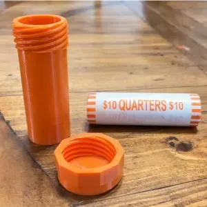 US Quarter Roll Tube