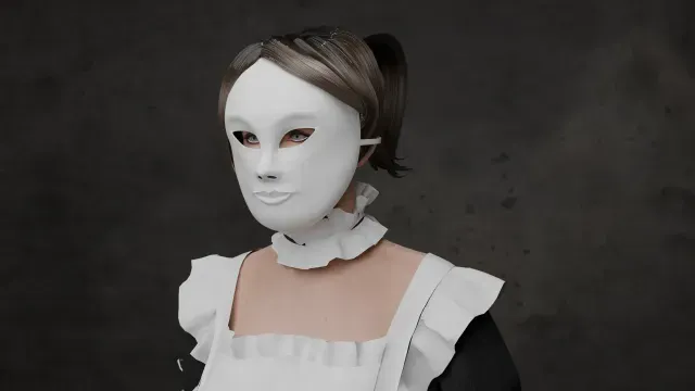 Volto Bianco Mask — Image 2 of 9